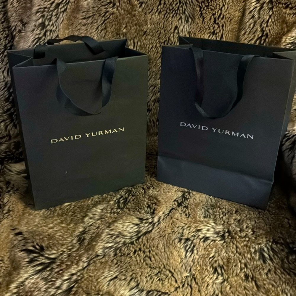 David Yurman Black Luxury Gift  Bags